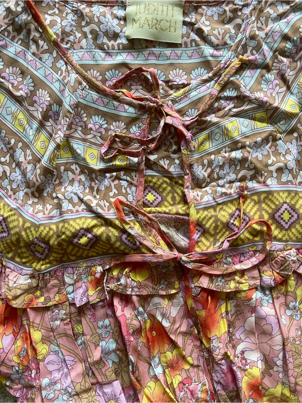 Judith March Boho Floral Maxi Dress - Picture 9 of 9